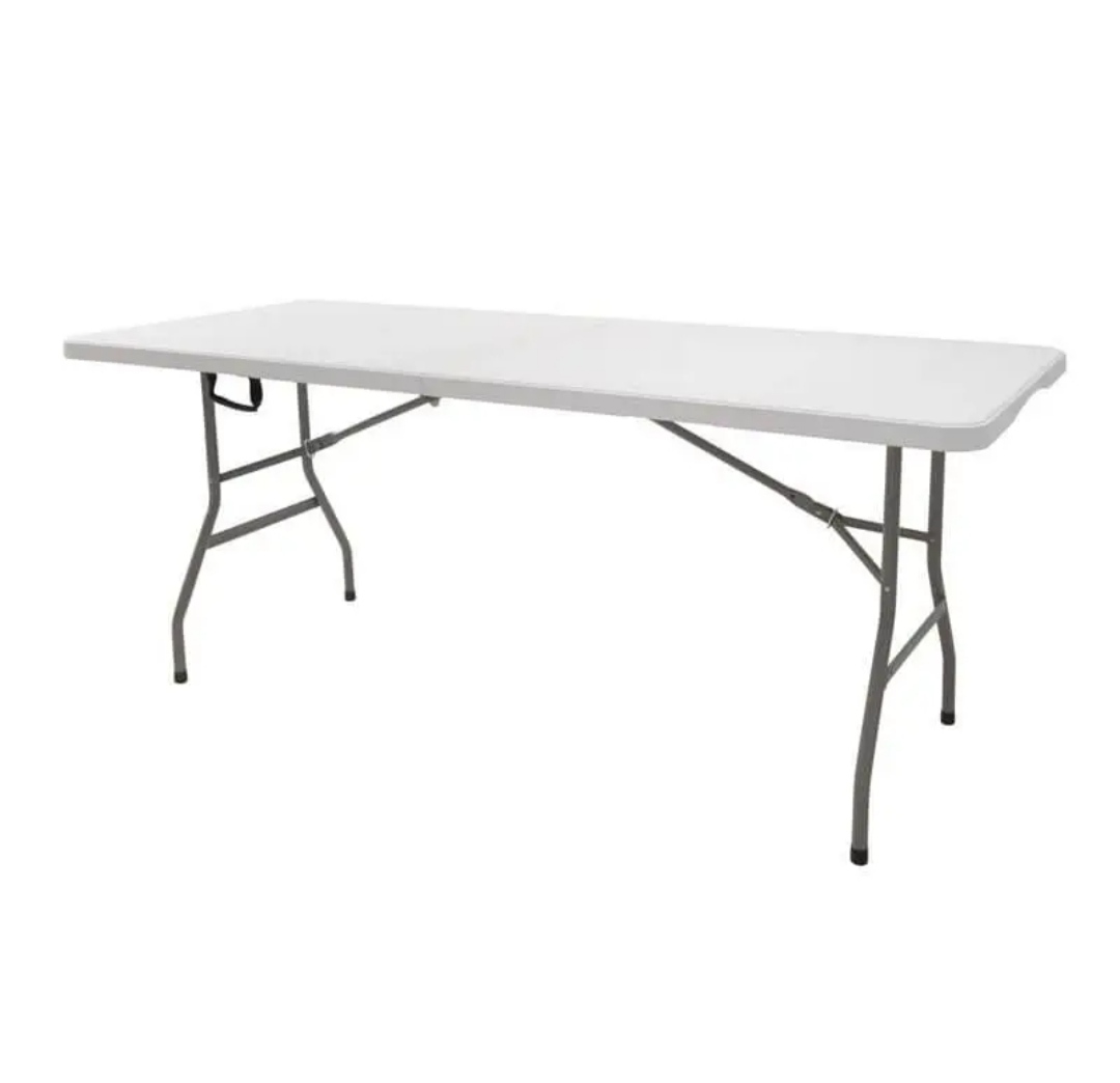 HEAVY DUTY FOLDING TABLE 5FT/FOLD IN HALF TABLE | Lazada PH