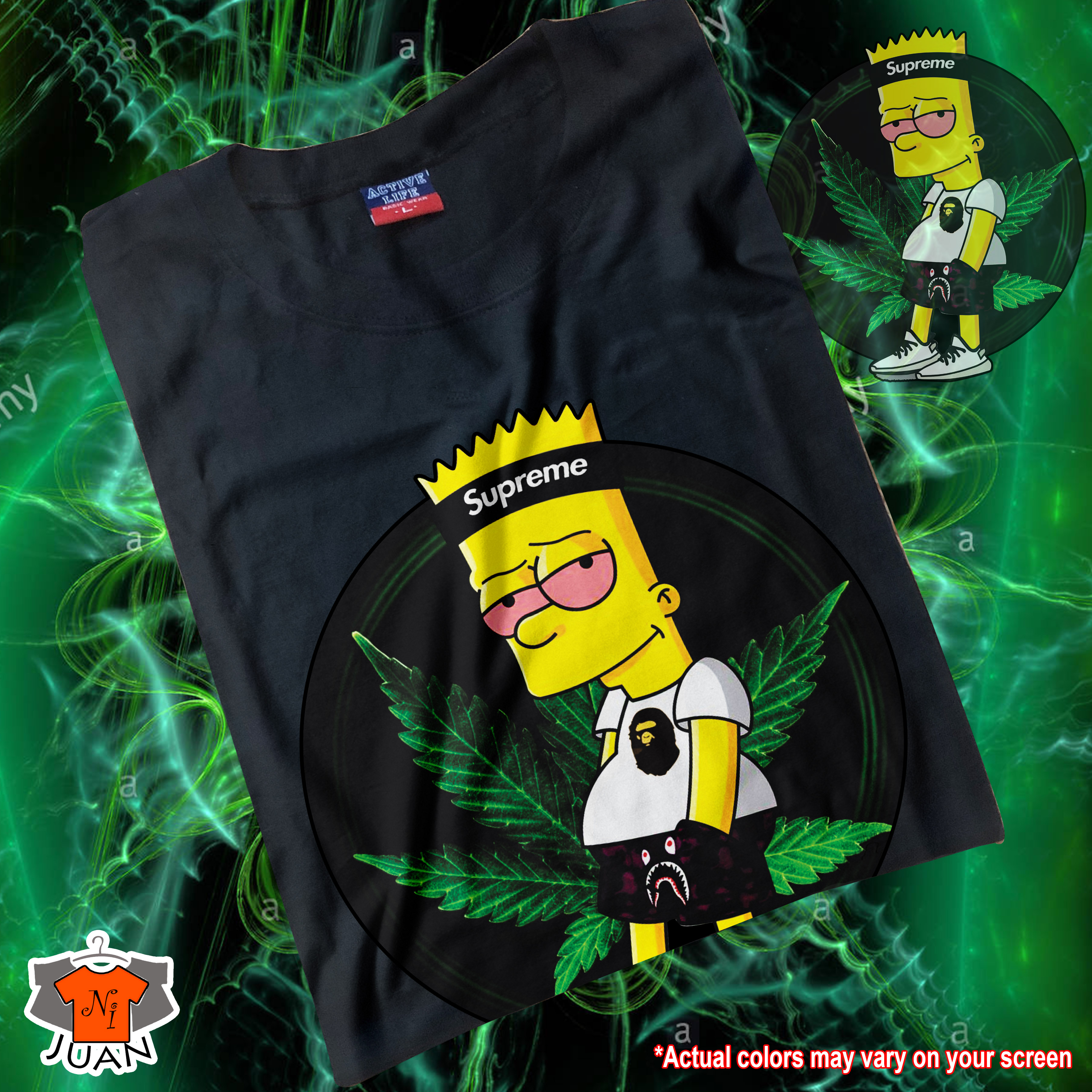 bart simpson supreme shirt