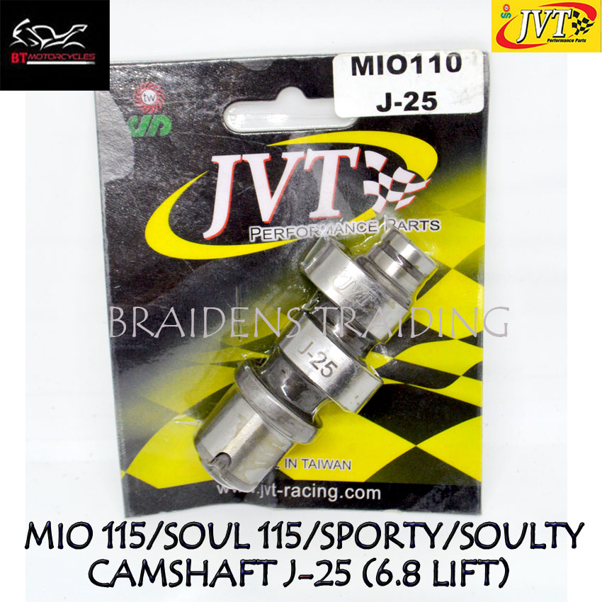 JVT CAMSHAFT J25 (6.8 LOBE LIFT) FOR MIO115/SOUL115/SPORTY/SOULTY Lazada PH