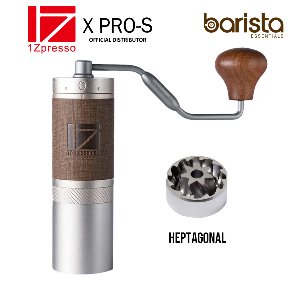 1Zpresso X-Pro S Manual Coffee Grinder with Heptagonal Burr X PRO