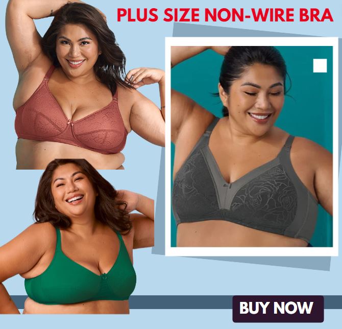 Avon Plus Size Bra for Women VIVIAN Non-Wire 2-pc Bra Set Seamless Bras for Women  Push Up Bras No Wire Brassiere Tshirt bra thin pads 2-in-1 Wireless Bra  Pack