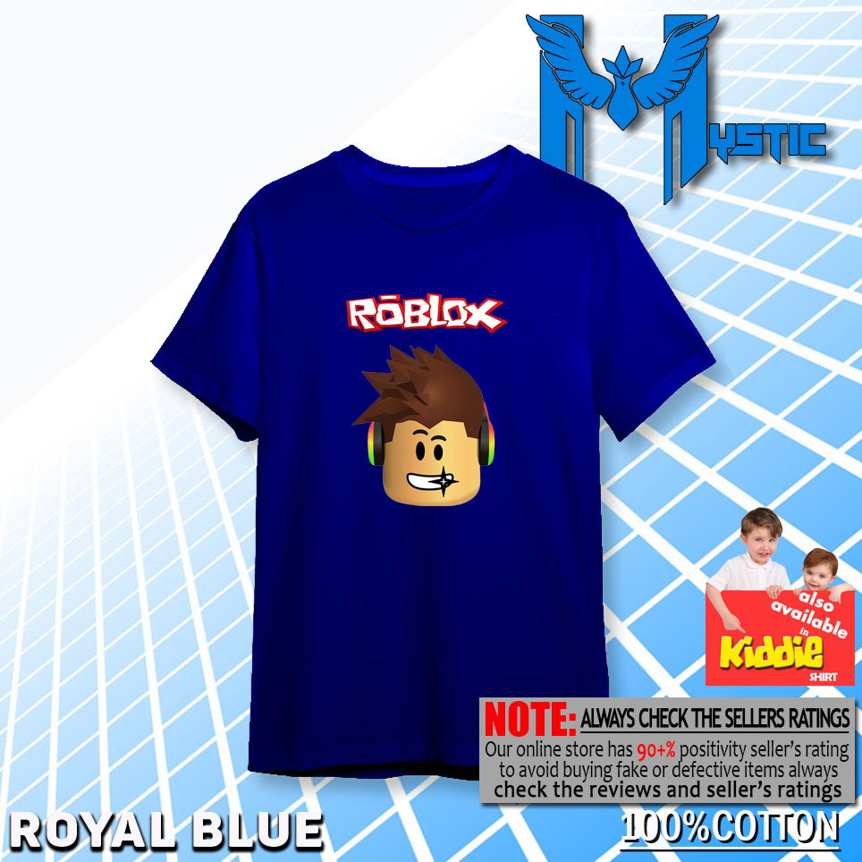 Annda Kids ROBLOX Logo T-shirts L RoyalBlue : : Fashion