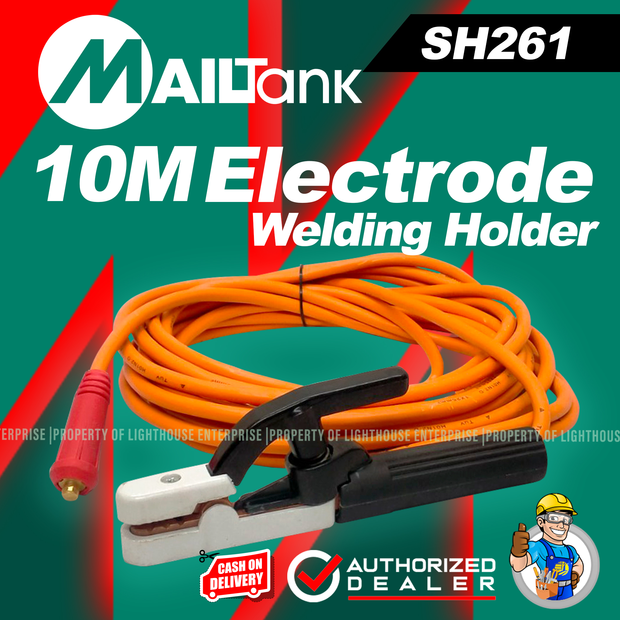MAILTANK 10M Welding Cable / Electrode Welding Holder / Electrode