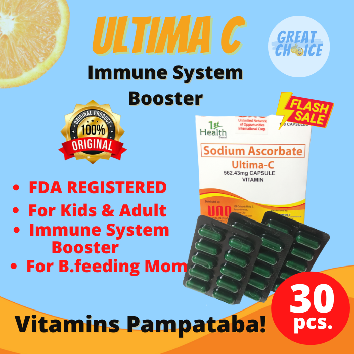 Vitamins na PAMPATABA ULTIMAC 30 CAPSULE na pampataba, sodium