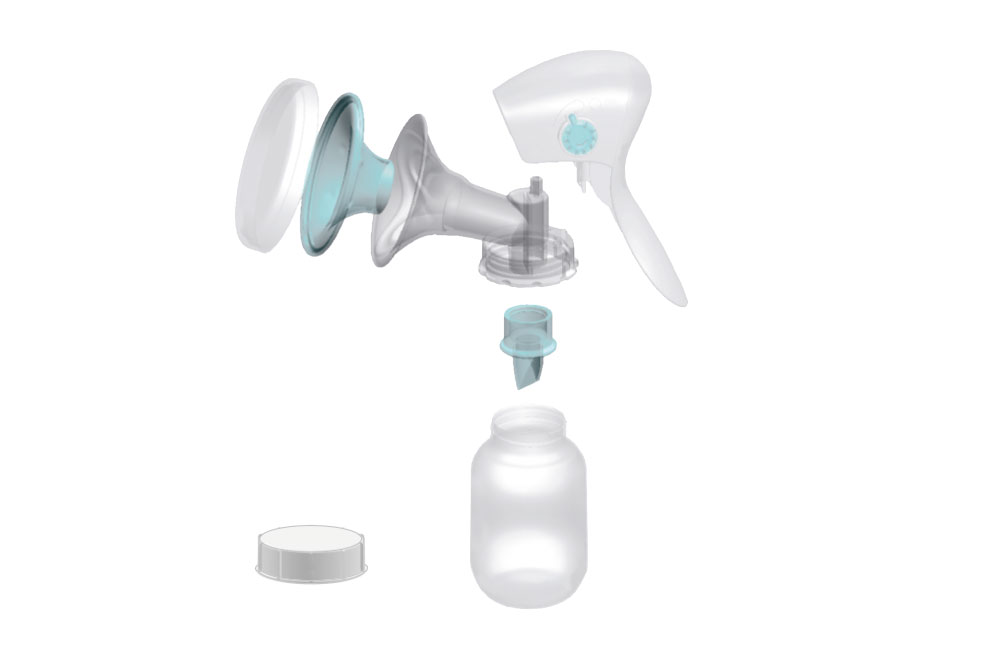 Mamivac Easy Manual Breast Pump Medela Compatible Breast Pump New