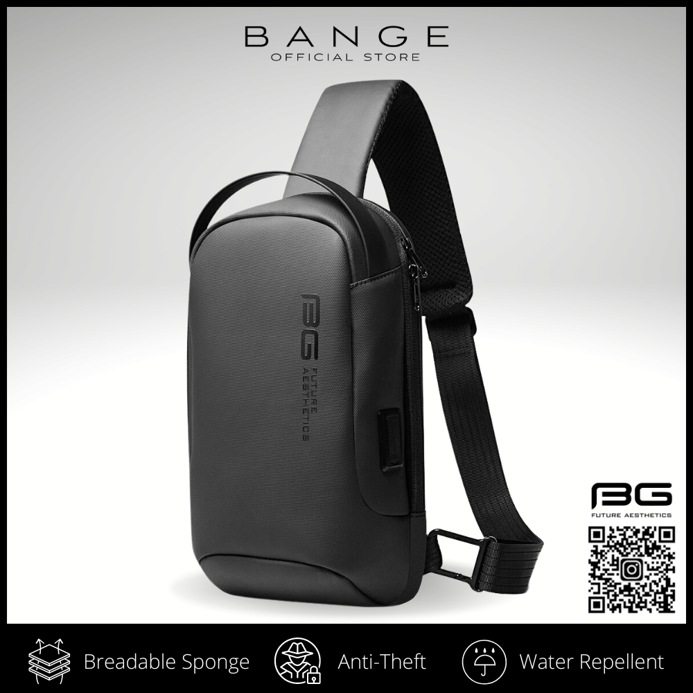 7221 BANGE Premium Quality Bag Crossbody Bag Anti Theft (Size: 18x11x31 ...