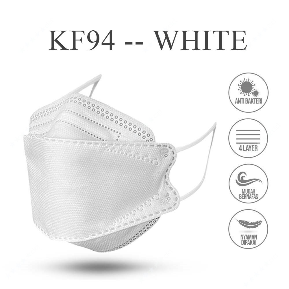 mask kf94 white