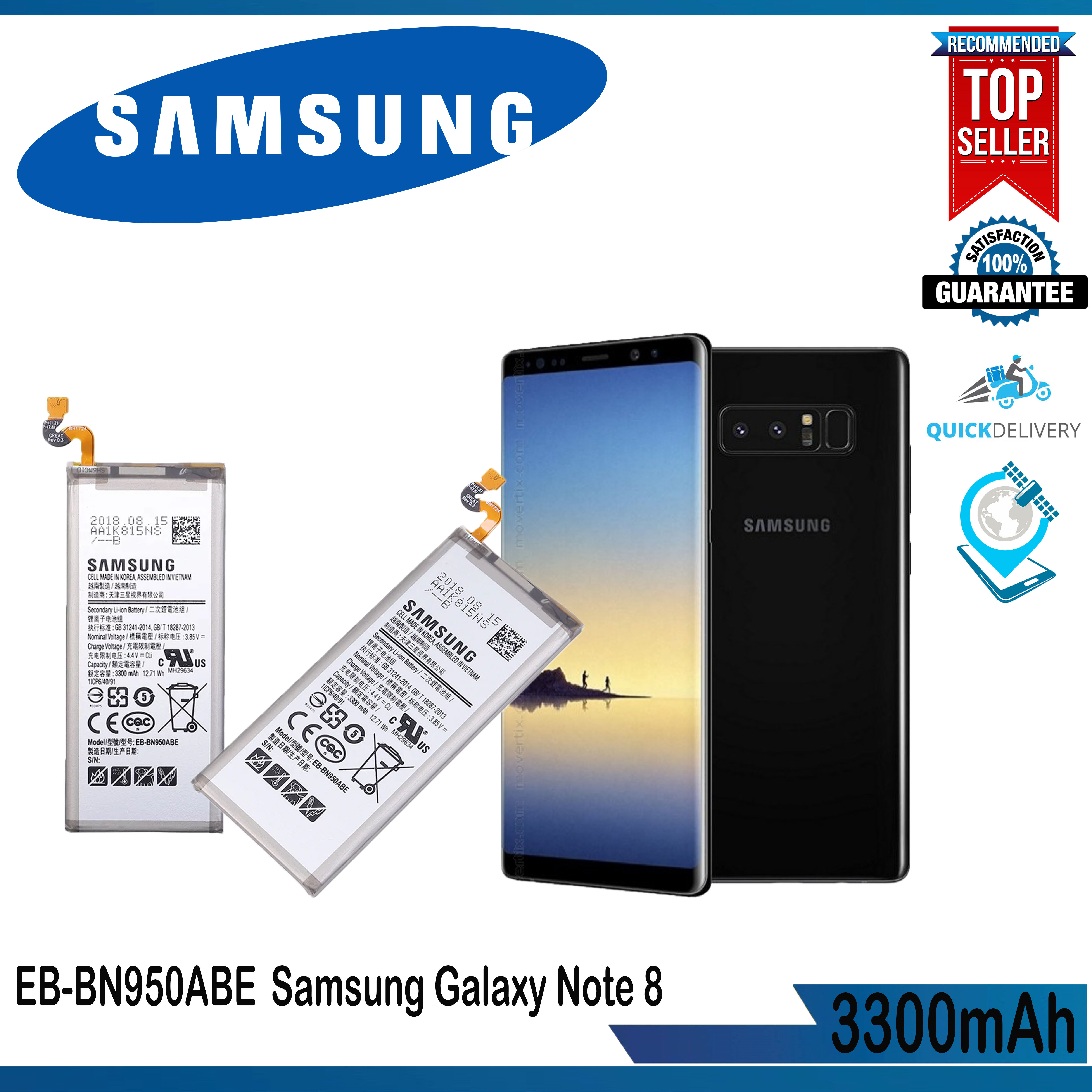 Samsung Galaxy Note 8 Battery Model - EB-BN950ABE (Original Battery ...