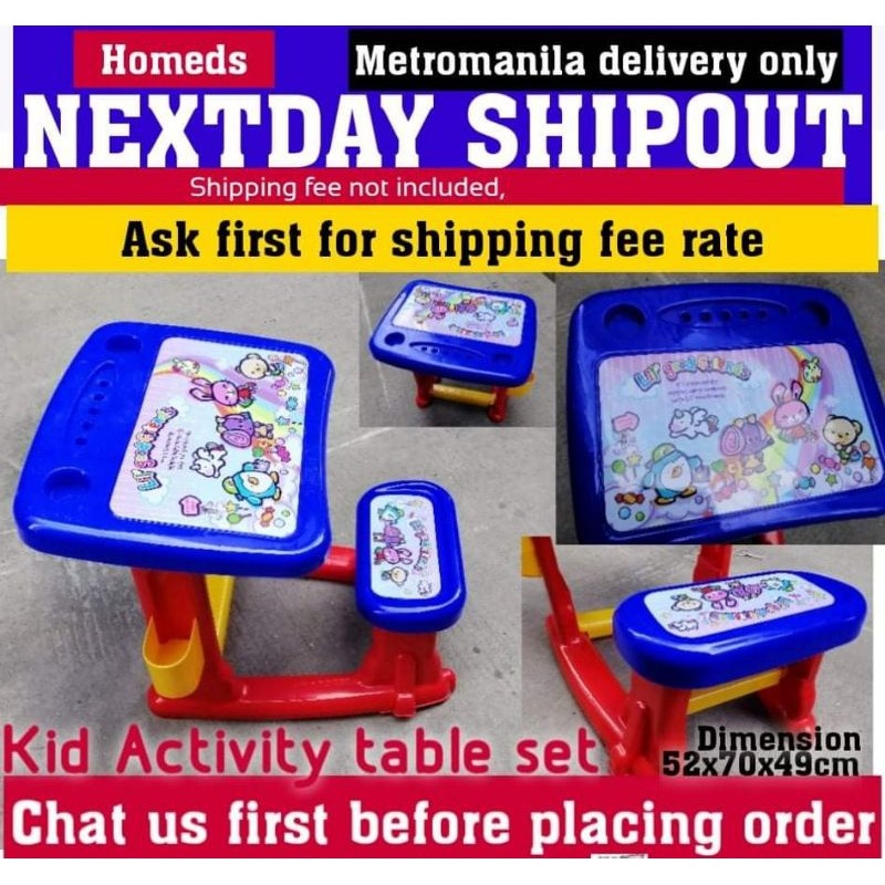 Kids Activity Study Tabe Set Metroma Study Table For Student Study