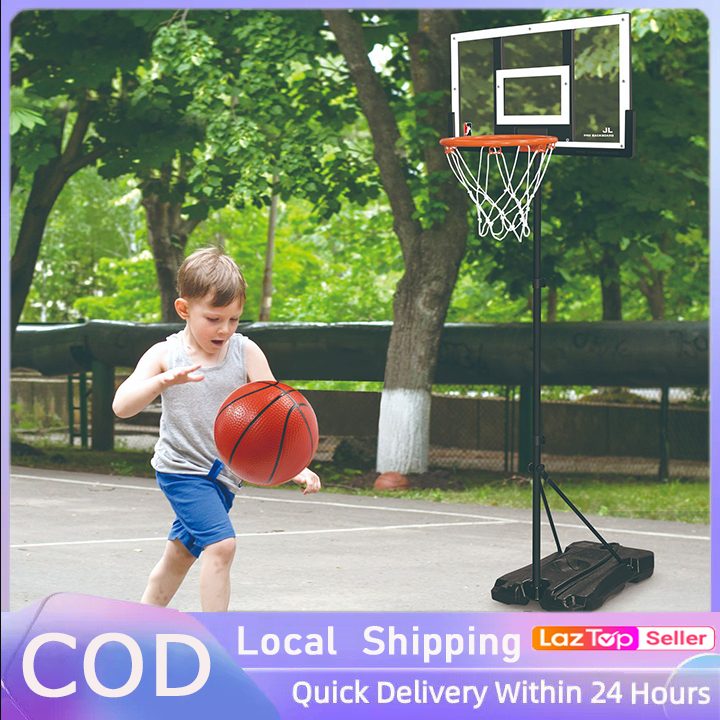 2.05M Outdoor Basketball Ring Backboard with stand Movable Height