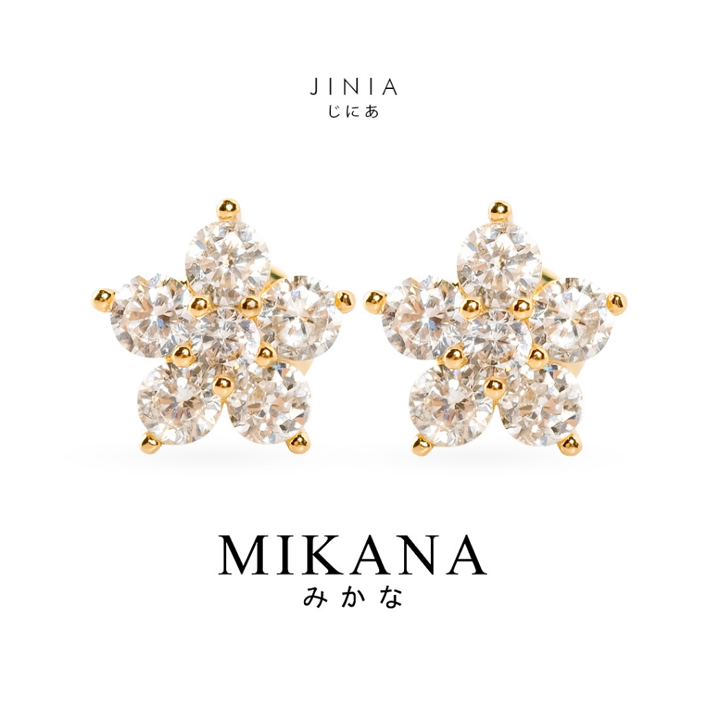 HOT ON SALE Mikana 18k Gold Plated Kanon Drop Hoop Earrings
