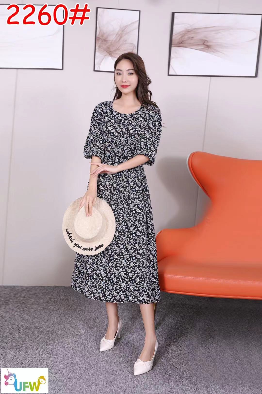 dress floral chiffon korean style - Shop dress floral chiffon 