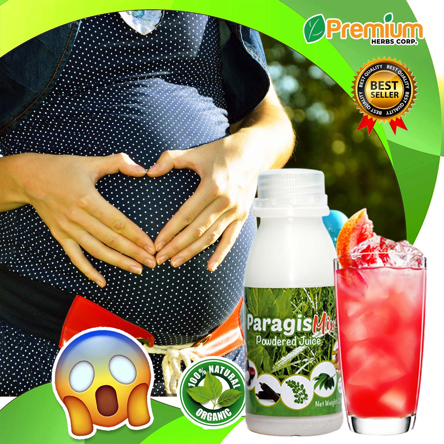 PHC02-A 1 Bottle of PARAGIS MIX for pregnancy Drink Immune system ...