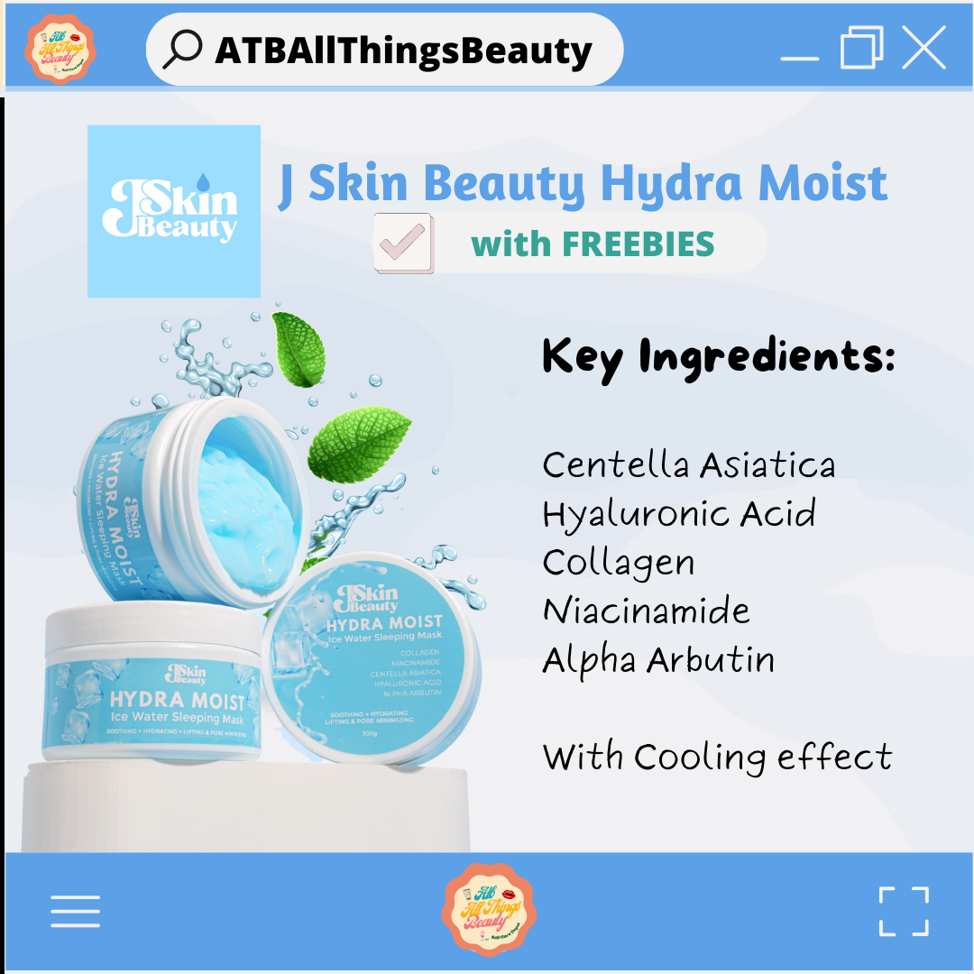 J Skin Beauty Hydra Moist Water Sleeping Mask Gel Mask Lazada PH