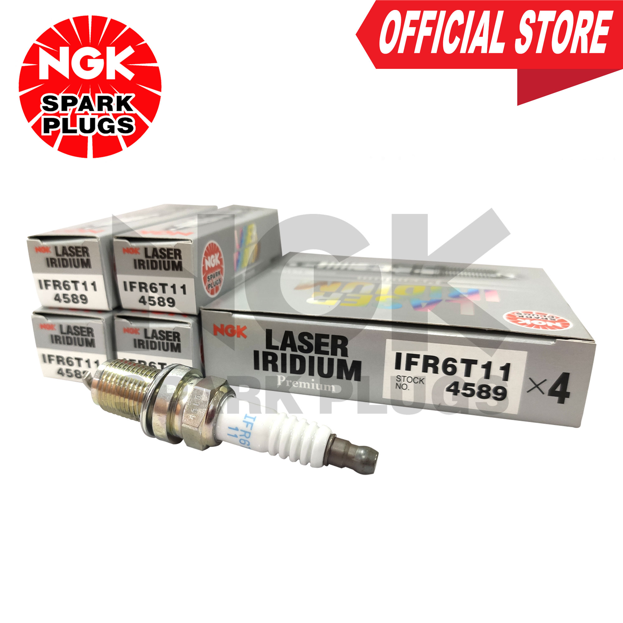 NGK IFR6T11 Laser Iridium Spark Plug for Toyota Camry, RAV4 and Previa