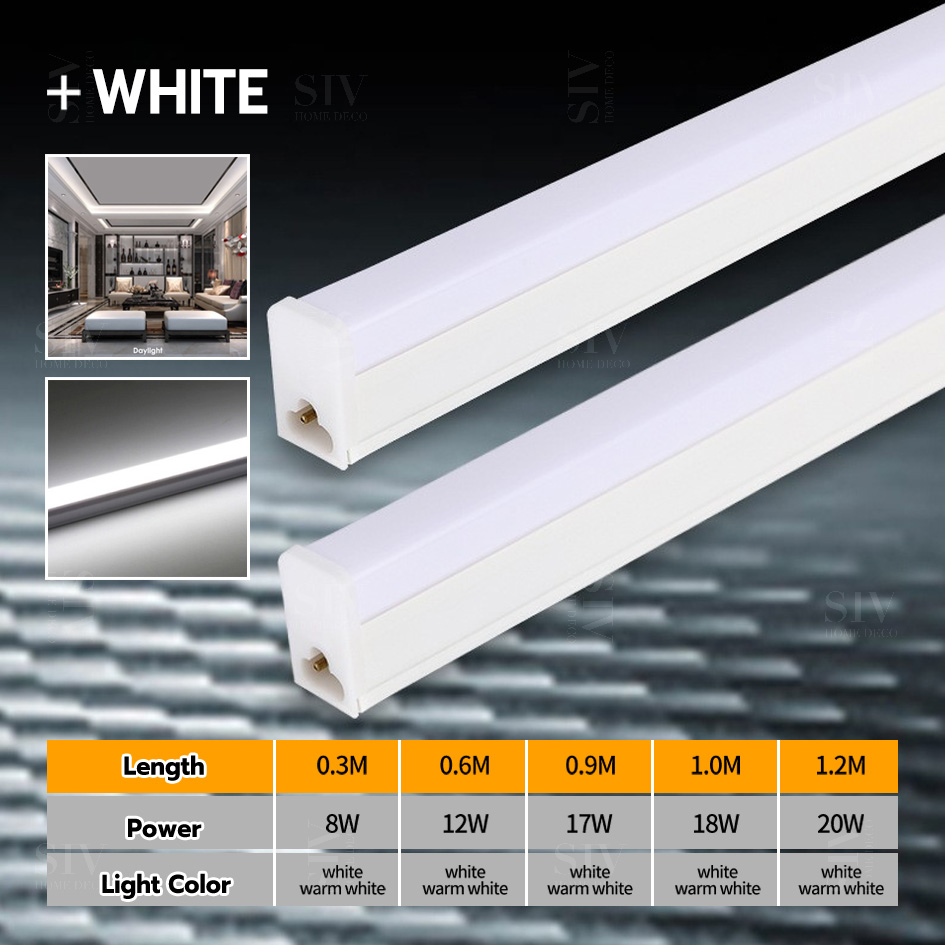 SIV High Grade T5 LED Tube Light For Home, Office, Warehouse & Retail Lighting (8W 12W 17W 18W