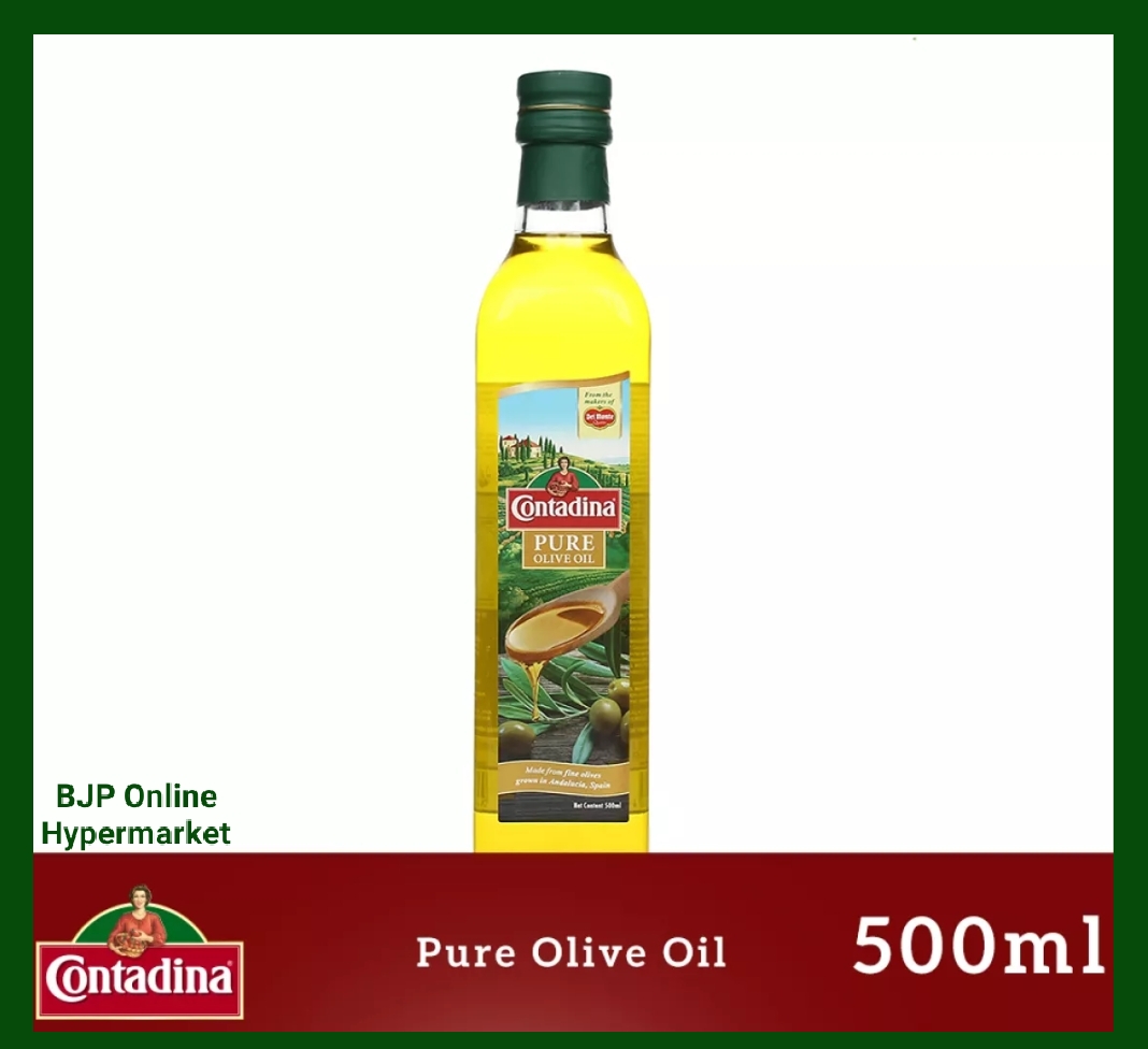 DEL MONTE CONTADINA PURE OLIVE OIL 1 BOTTLE 500ML Lazada PH