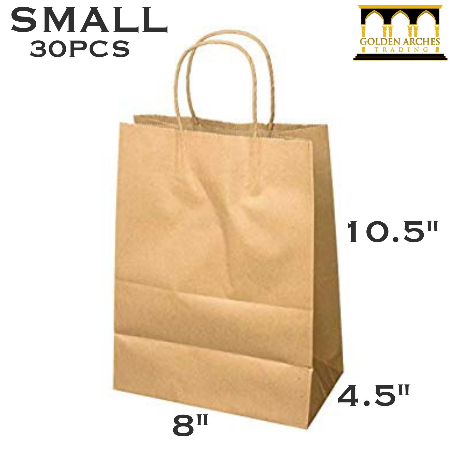 small brown gift bags