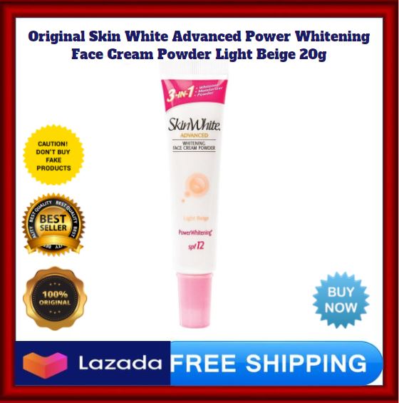 Original Skin White Advanced Power Whitening Face Cream Powder Light