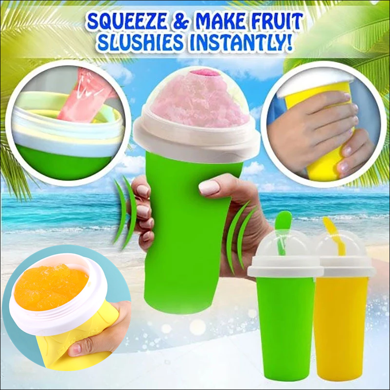 Smoothies Cup Ice Cream Maker Quick-Frozen Squeeze Cup DIY