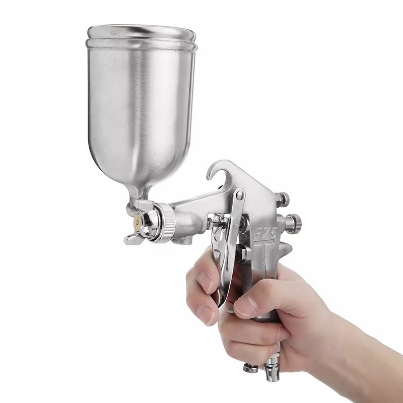 400ml Paint Spray Gun Set Feed Sprayer Portable Corrosion Resistance