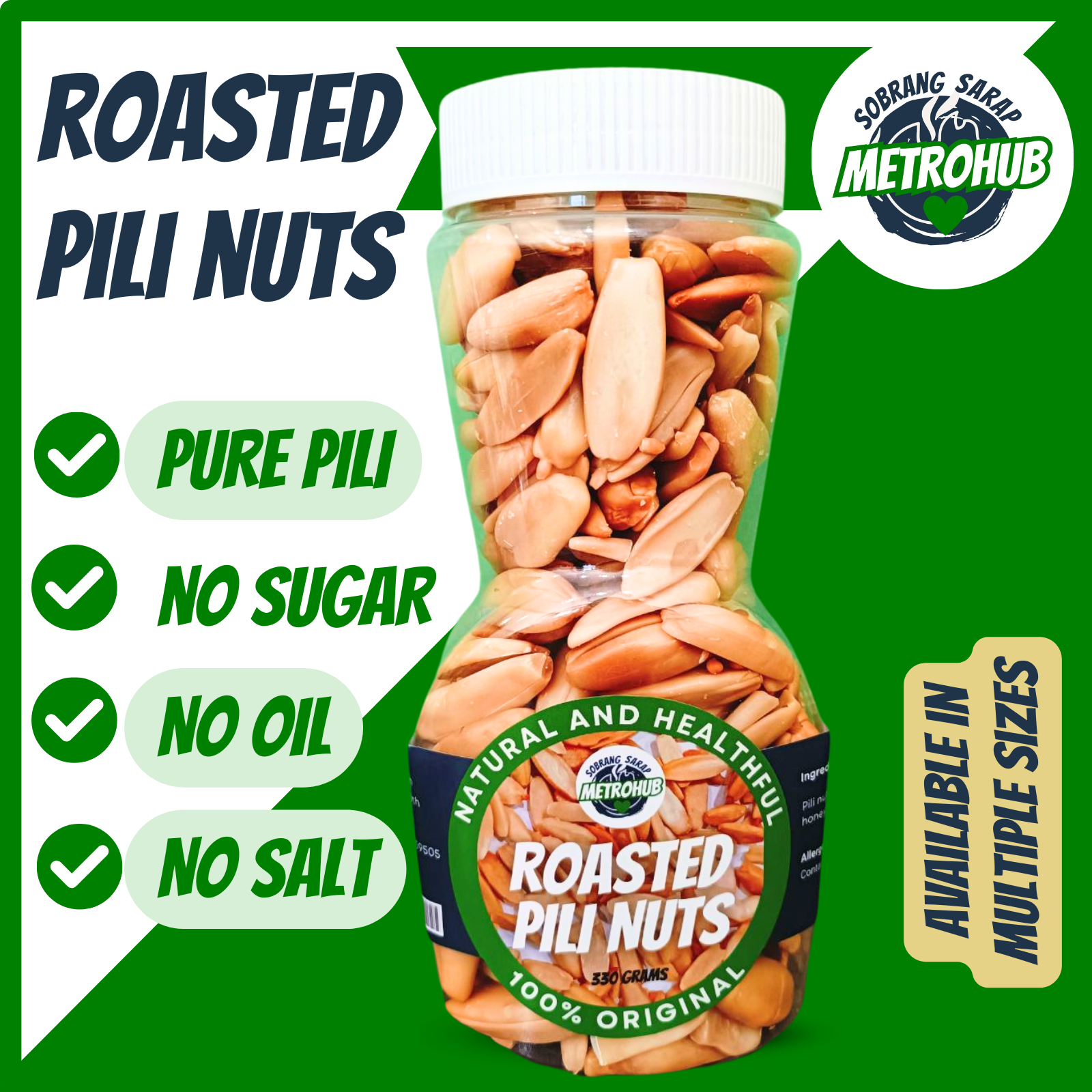 Roasted Pili Nuts in a Bottle Lazada PH
