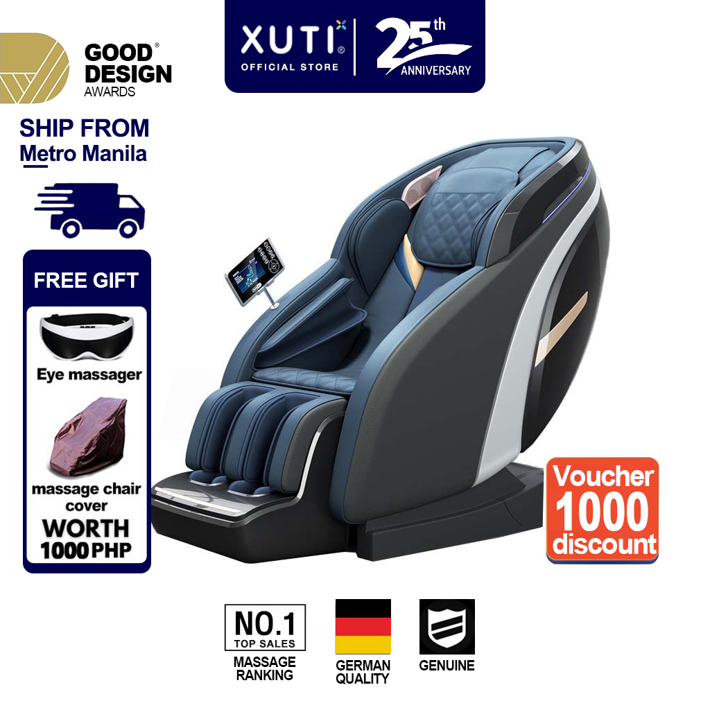 German top craft massage chair Dual SL orbit Movable 8D massage roller