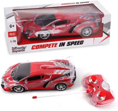 1:18 Super Light Remote Control Sports Car- Compete in Speed (Perfect Gift for Kids)