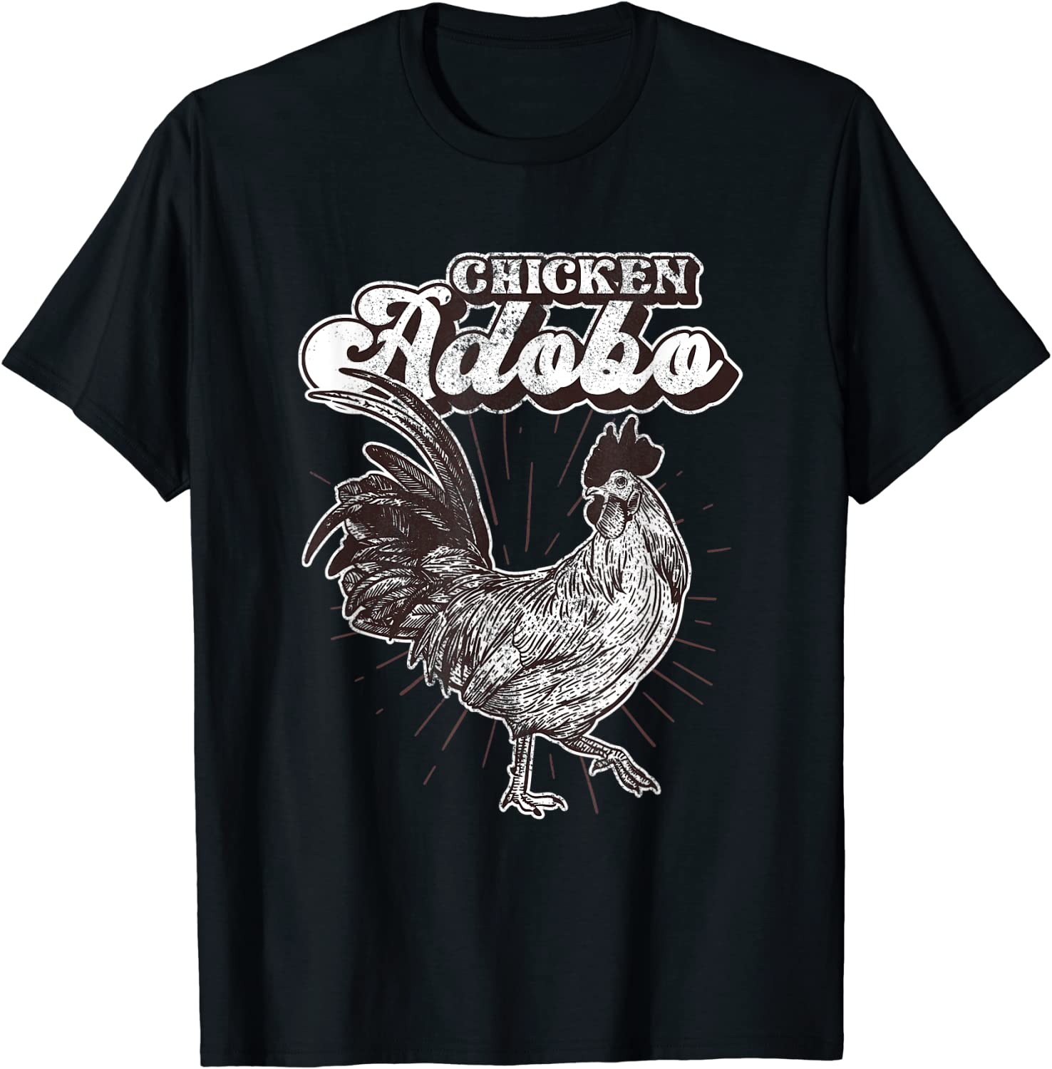 Funny Chicken Adobo Native Filipino Dish Chicken Adobo T-Shirt Mens T ...