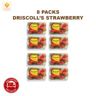 8 packs Driscoll's Strawberry (FREE DELIVERY Metro Manila) | 1 crate of 8 packs Finest Berries