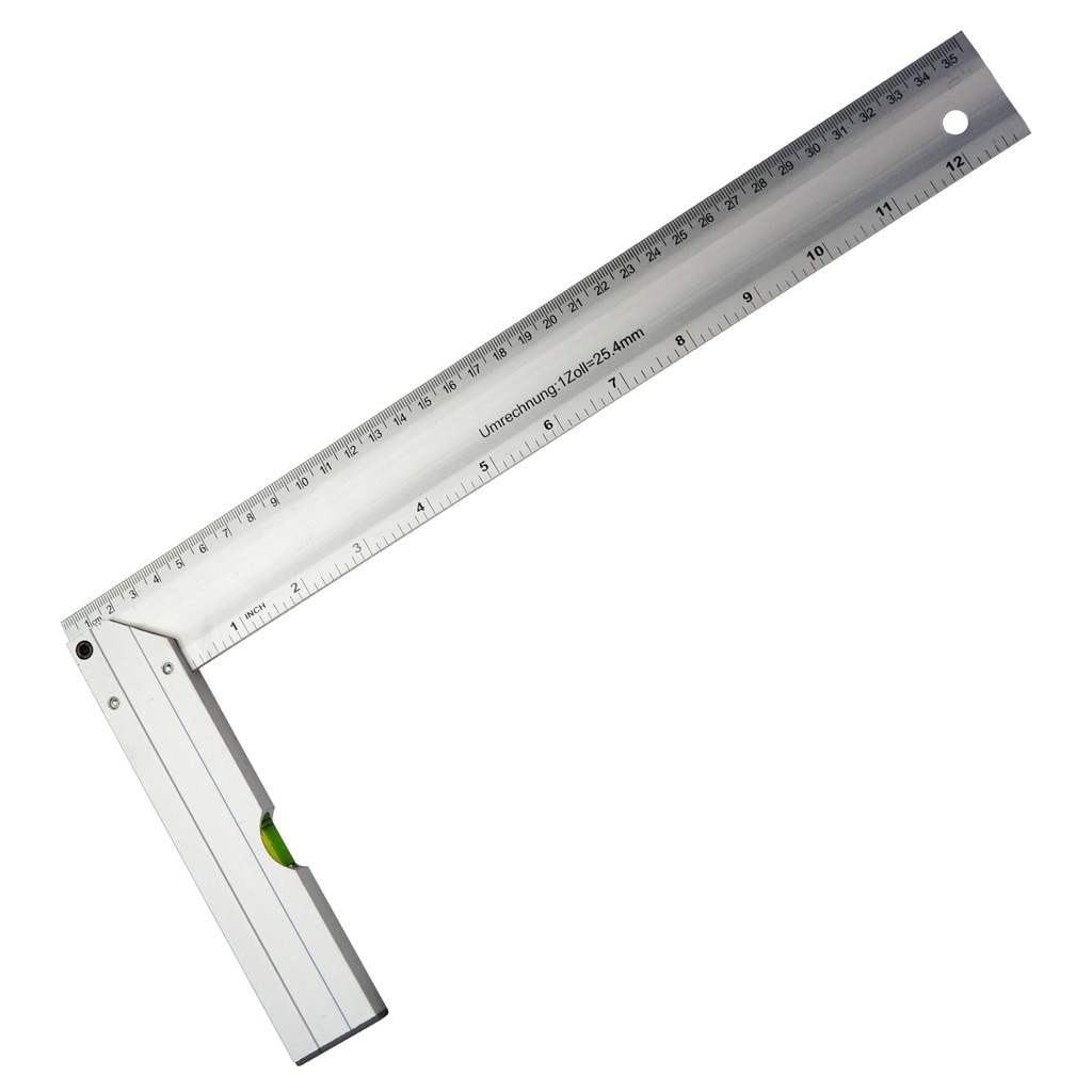 JfXGKpee COD DVX L Square Angle Ruler with Level Bar Squala Measuring