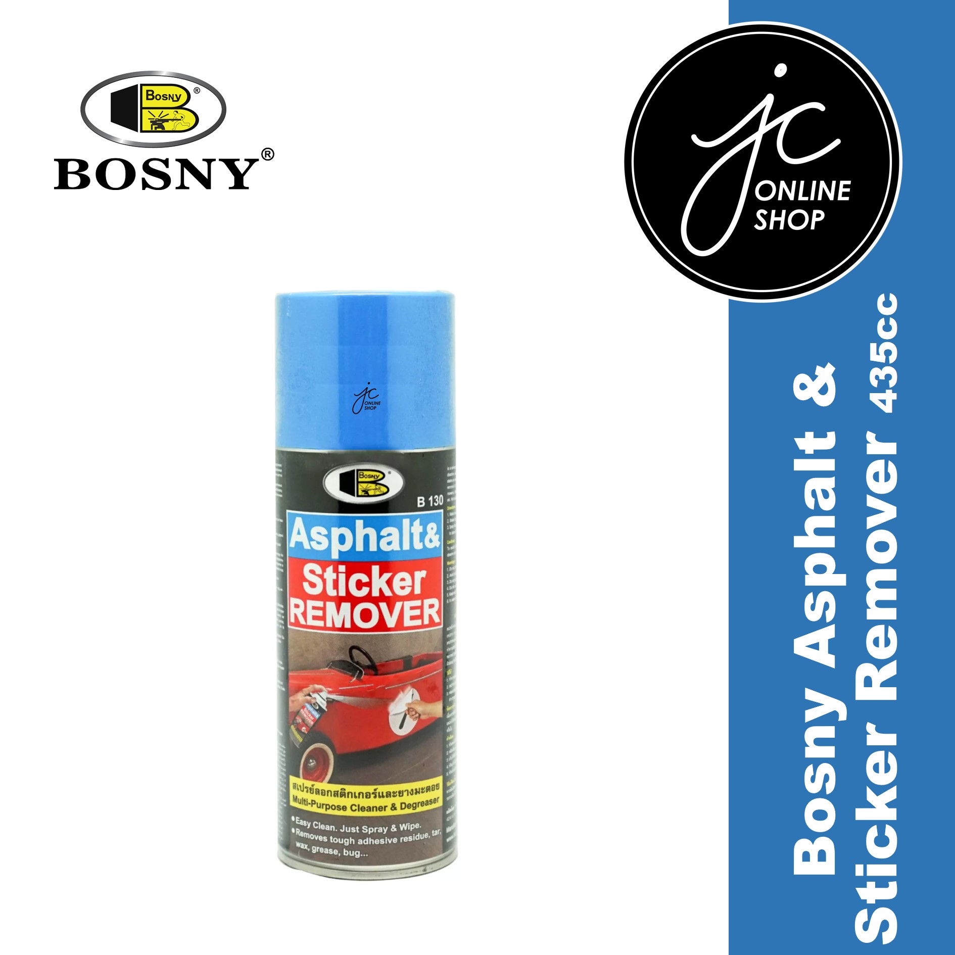 Bosny Asphalt & Sticker Remover MultiPurpose Cleaner and Degreaser