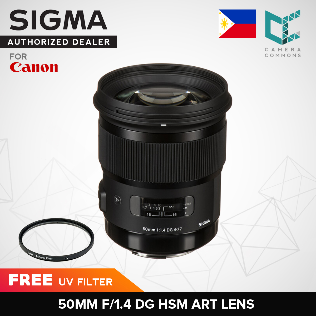 Sigma 50mm f/1.4 DG HSM Art Lens for Canon EF Lazada PH