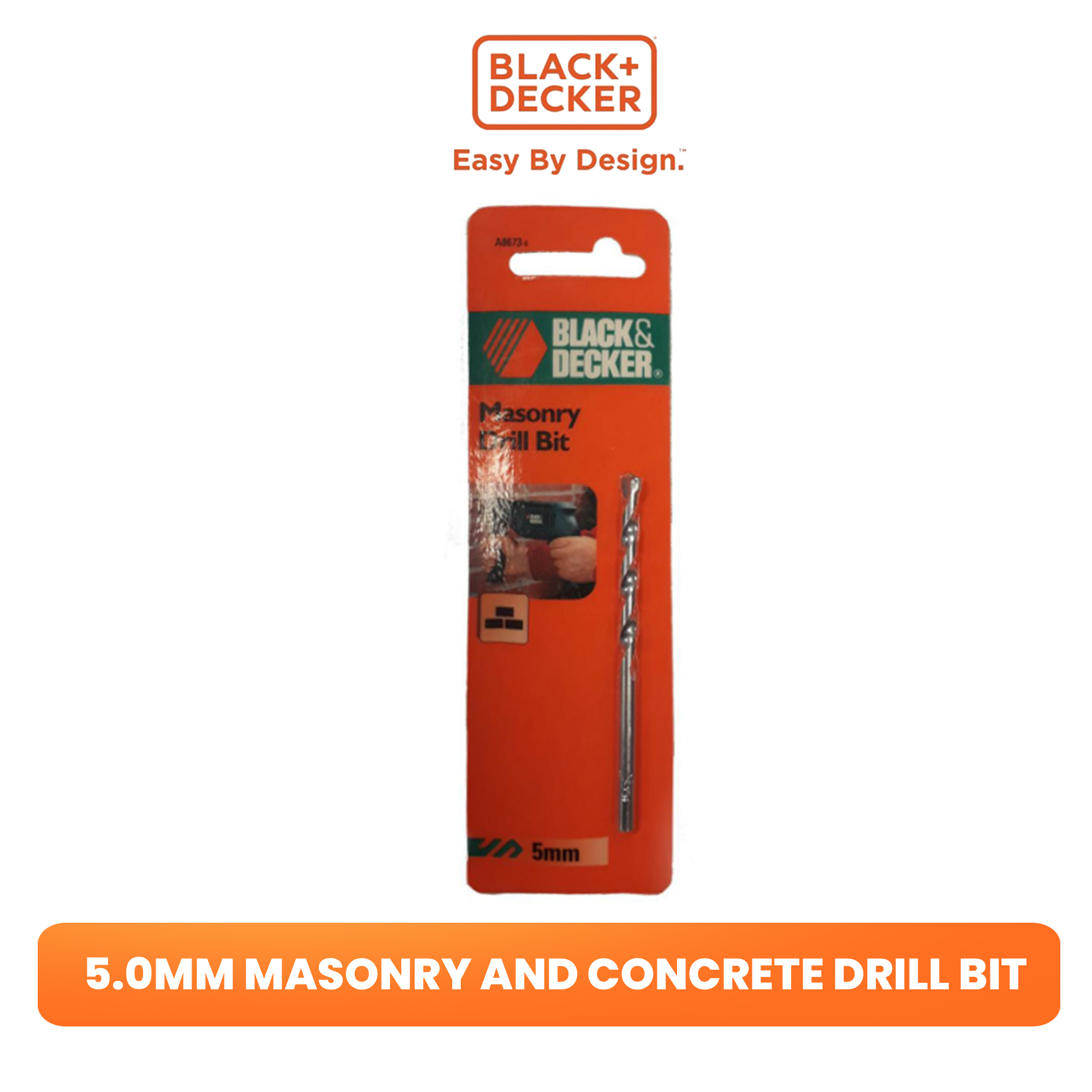 BLACK DECKER Masonry and Concrete Drill Bit 5.0mm A8673