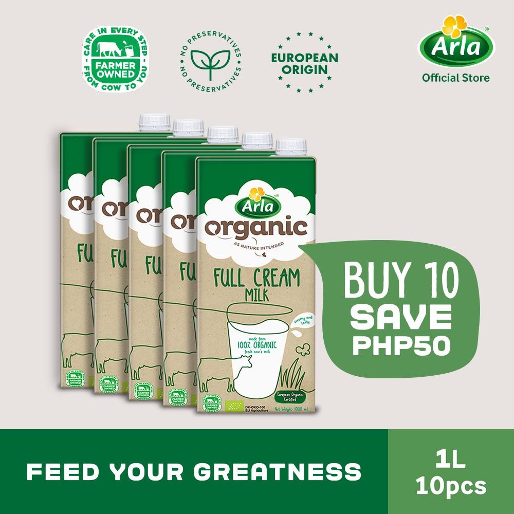 Arla Organic Full Cream Milk Buy 10, Save P50 | Lazada PH