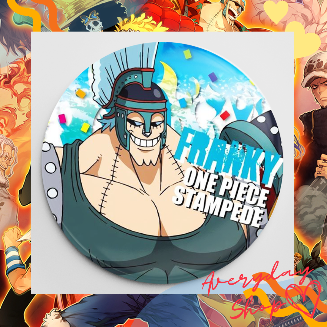 One Piece Button Pin Inch #2 Glossy or Matte or Glitter or
