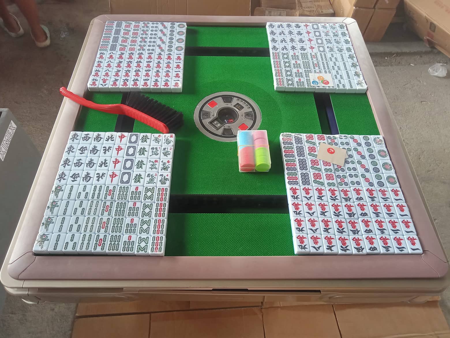 BRAND NEW AUTOMATIC MAHJONG TABLE COMPLETE SET Lazada PH
