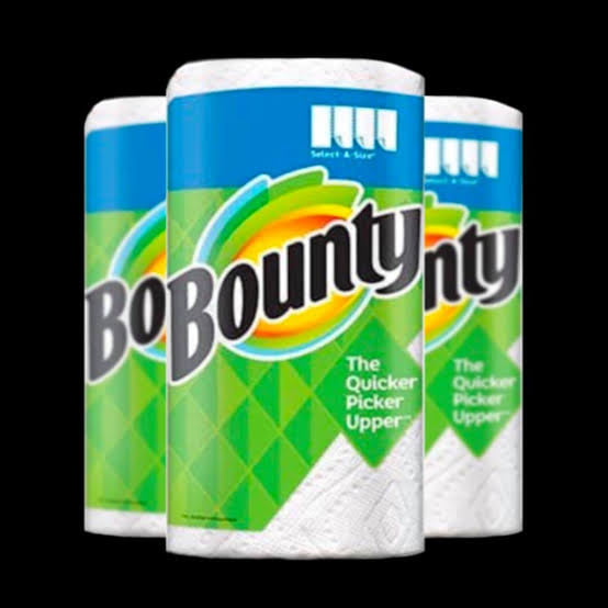 Bundle of 3 Roll Bounty Paper Towel more Absorbent bounty tissue