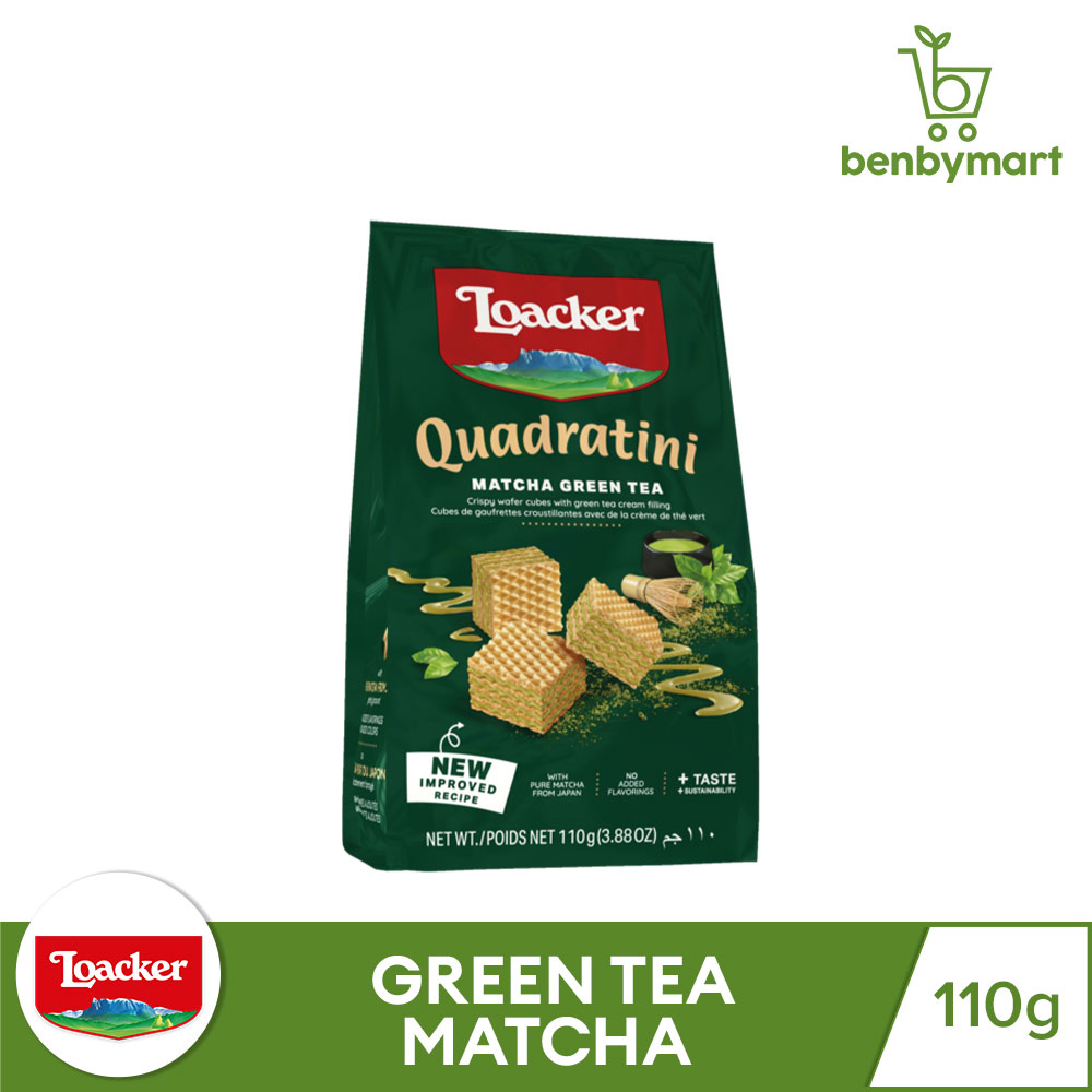 Loacker Quadratini Matcha Green Tea Wafer 110g Lazada PH
