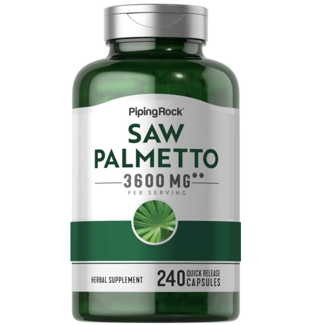 Piping Rock, Saw Palmetto, 3600 mg (per serving), 240 caps (80 days ...