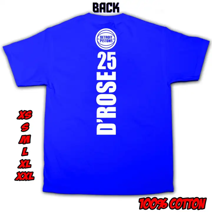 detroit pistons derrick rose jersey