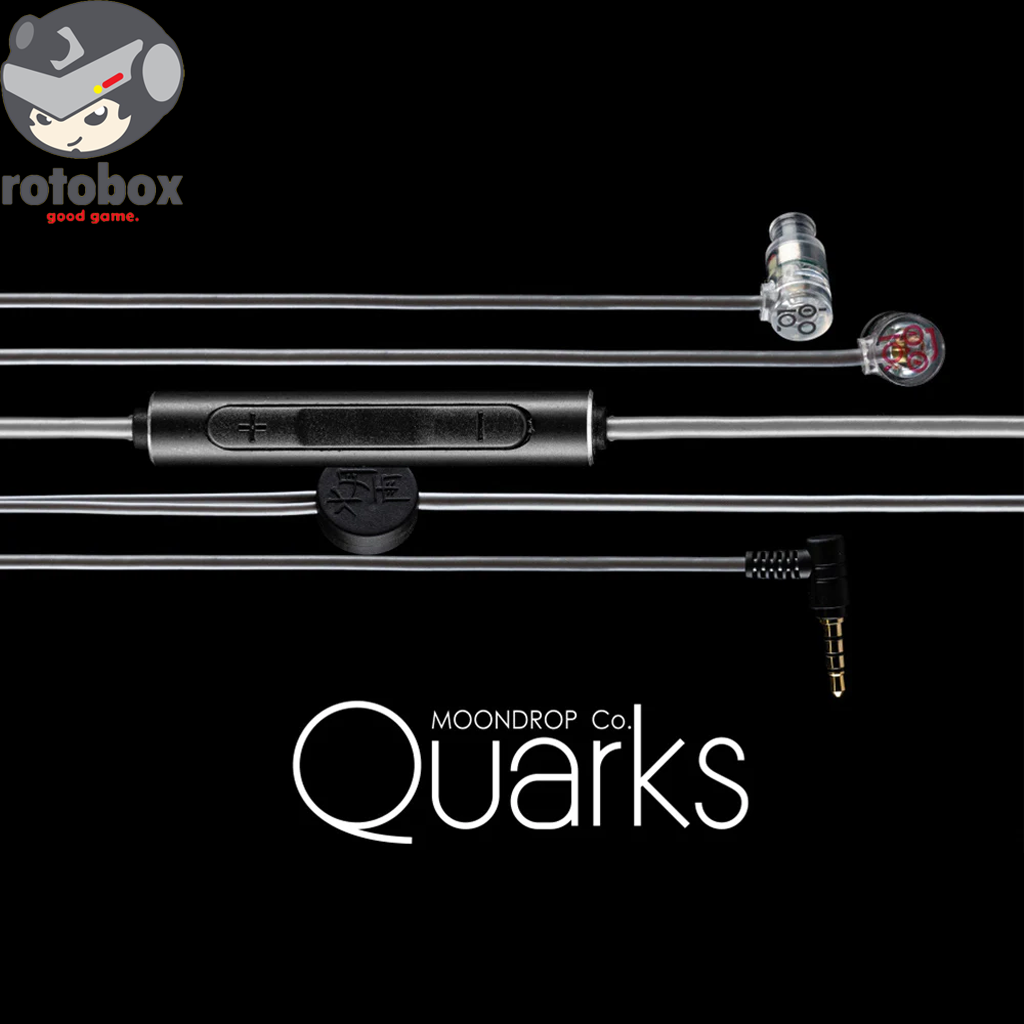 Moondrop Quarks Écouteurs Intra-Auriculaires Avec Micro - Pilote Dynamique Cavité Antérieure