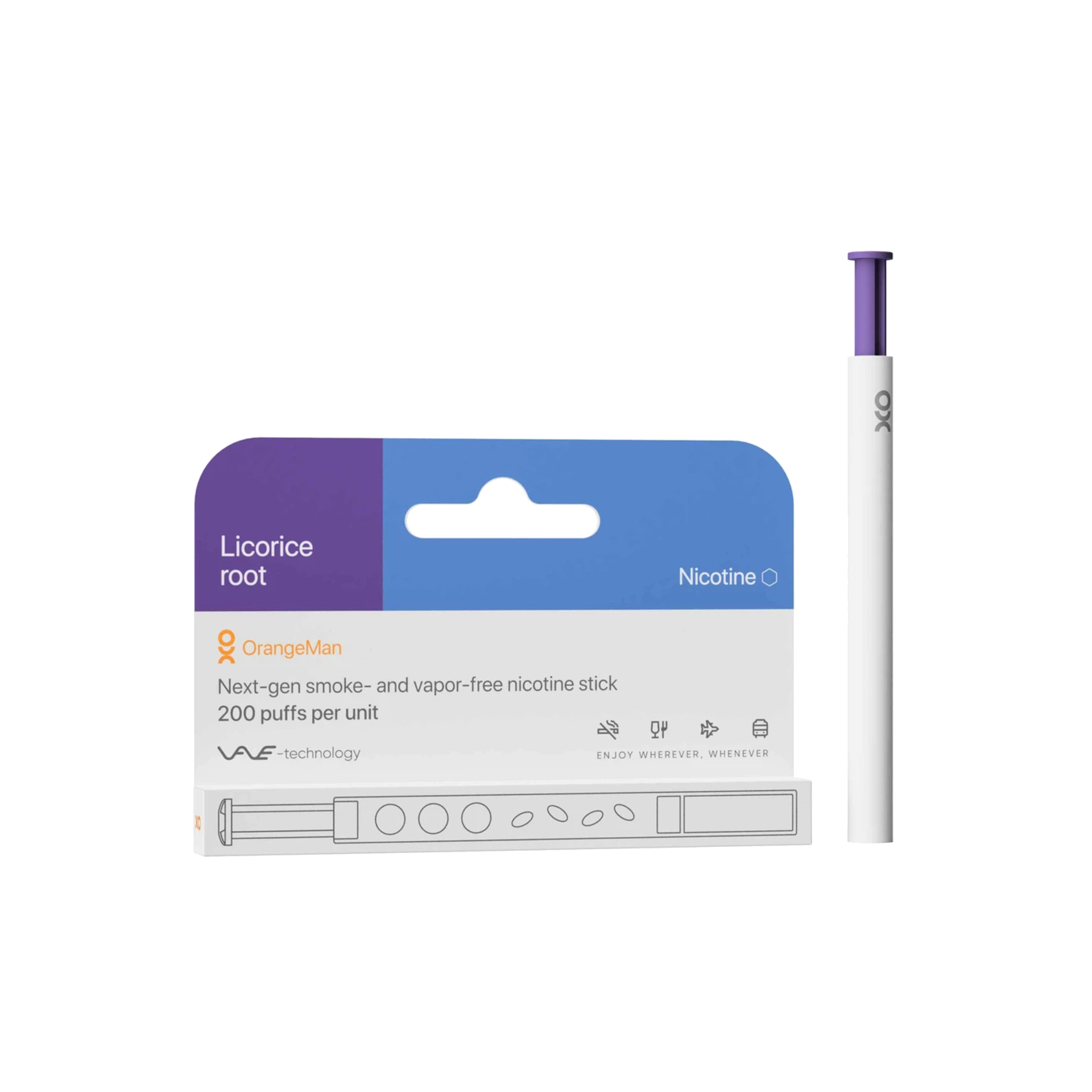 OrangeMan Nicostick Licorice root, snus best way to quit smoking