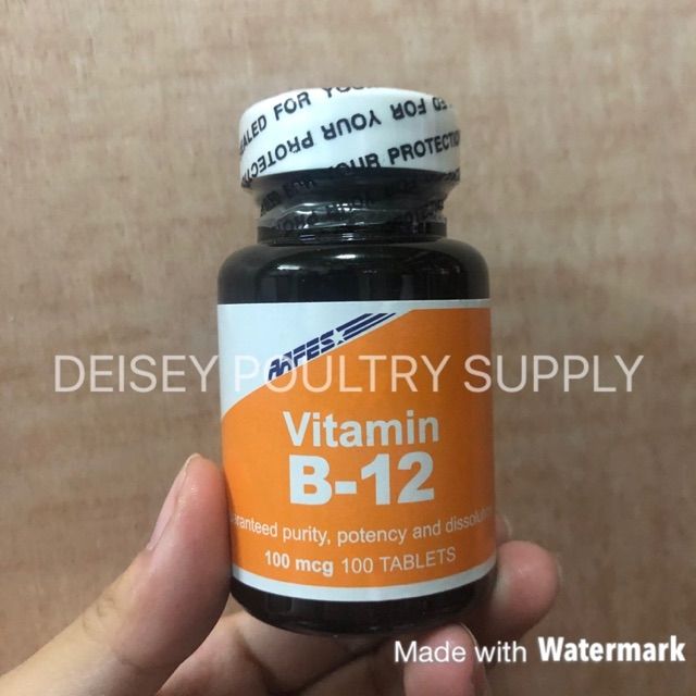 B12 Gamefowl B12 Injectable For Gamefowl Vitamin B-12 Injection, 1,000 Mcg/mL It Is Administered