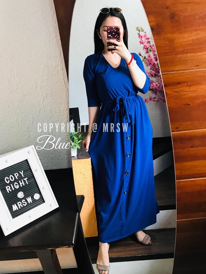 button up swing dress