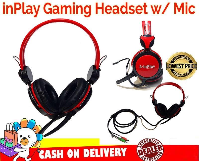 INPLAY Gaming Headset Headset with Mic / Heavy Duty Headset for