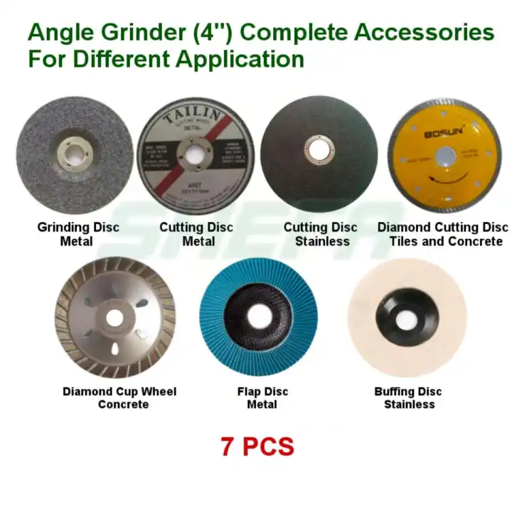 grinding disc types