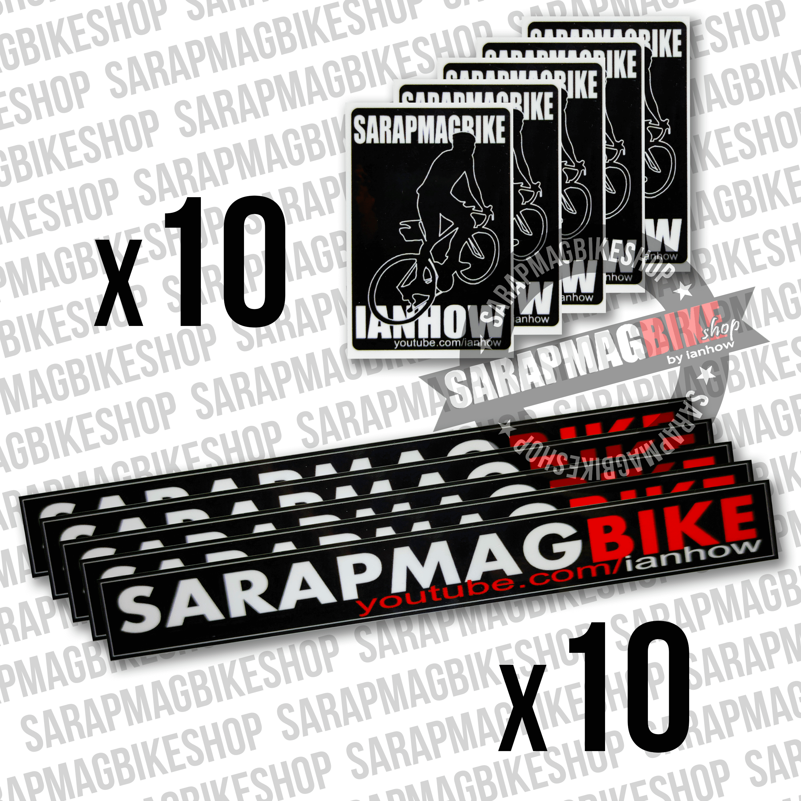 SarapMagbike Sticker Pack (20 pcs 