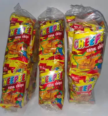 3 Packs of Cheepee Corn Chips (BBQ)
