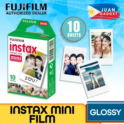 Fujifilm Instax Mini Glossy 10 Sheets Film White - Single Pack | JG Superstore by Juan Gadget